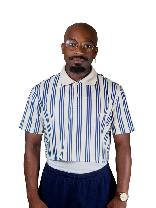 Cropped Polo Shirt